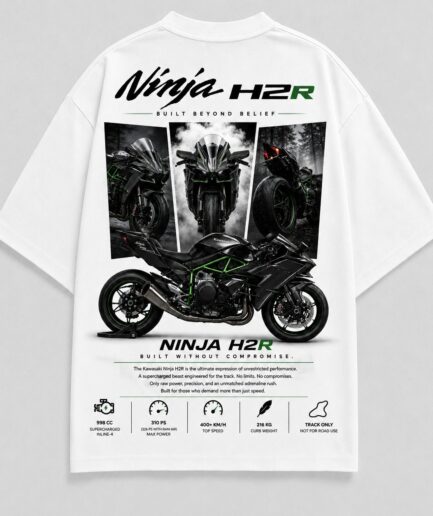 NINJA HR-2 PRINT TEE DROP SHOULDER SHIRTS