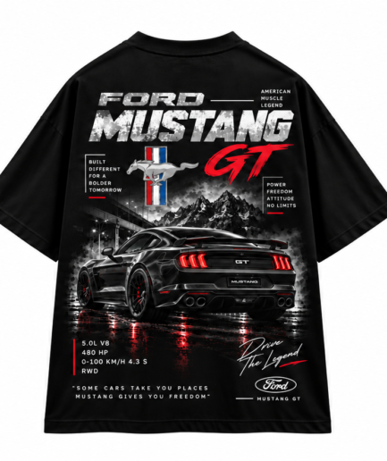 Ford Mustang GT Graphic Oversized T-Shirt