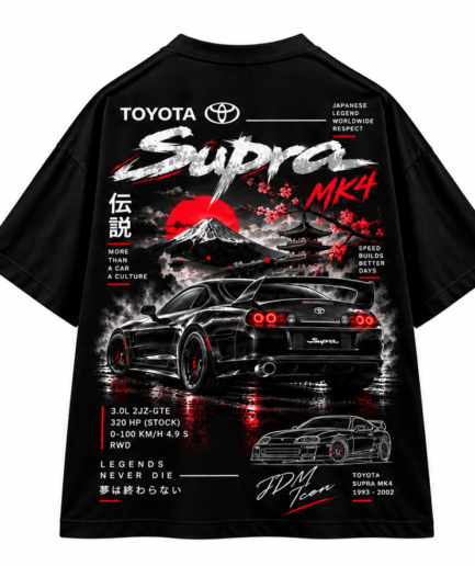 Toyota Supra MK4 Oversized T-Shirt ποΈπ₯