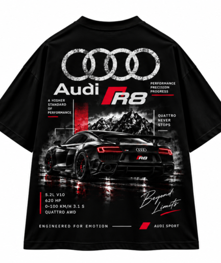 Audi R8 Oversized T-Shirt 🏎️🔥