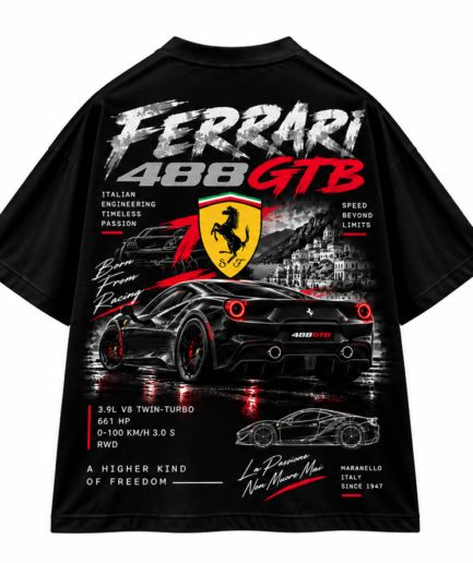 Ferrari 488 GTB Oversized T-Shirt ποΈπ₯