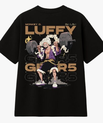 Luffy Gym Anime Printed T-Shirt 🏋️♂️
