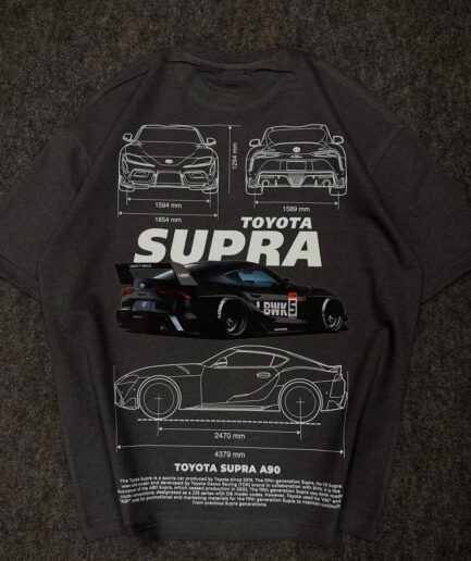 Toyota Supra A90 Technical Oversized T-Shirt