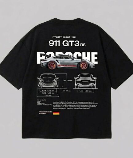 🏁 Porsche 911 GT3 RS Oversized T-Shirt