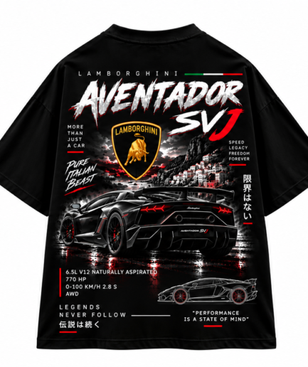 Lamborghini Aventador SVJ Oversized T-Shirt 🏎️🔥