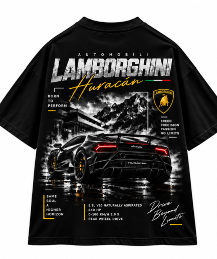 Lamborghini Huracán Oversized T-Shirt 🏎️🔥